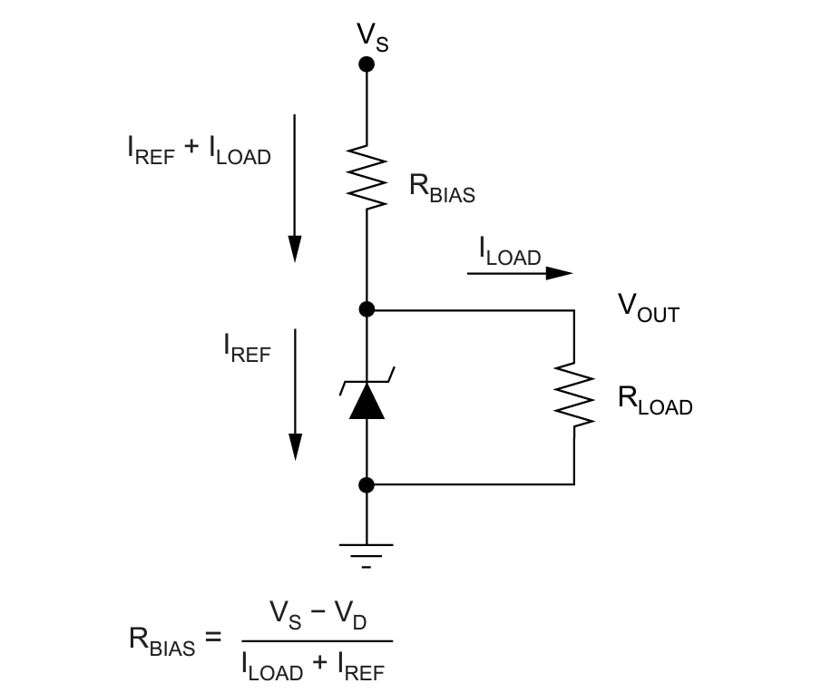 Schematic - Texas Instruments REF1112 Shunt Voltage References